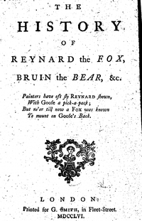 The History of Reynard the Fox (Smith, 1756)